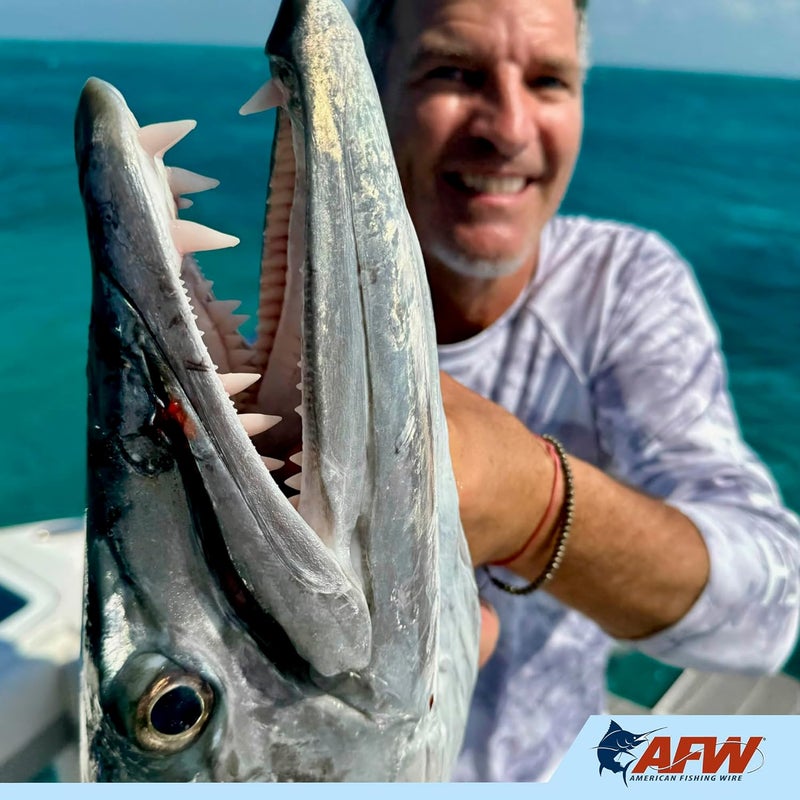 AFW Tooth Proof Stainless Steel Wire Straight Lengths, Camo Finish, 38–69 lb Test, 12" & 36", Leader Wire for Haywire Twist, 100–300 pcs - Image 4